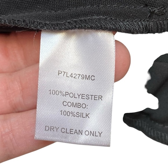 Parker Addison Black One-Sleeve Asymmetrical Jumpsuit Size 2 - Picture 15 of 15